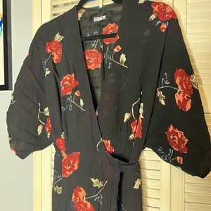 Reformation wrap maxi dress